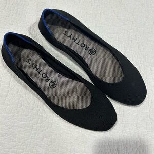 Rothy’s Black Square Flats